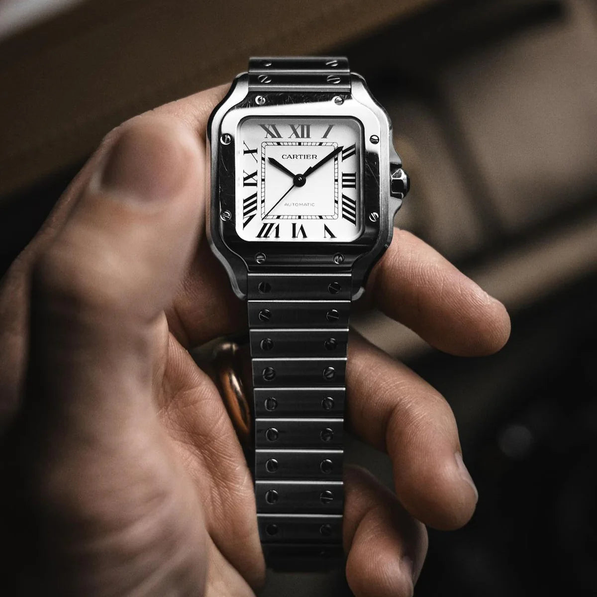 Cartier Santos Quartz – Classic Square Luxury Watch